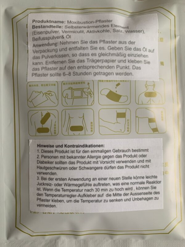 Moxibustion-Pflaster